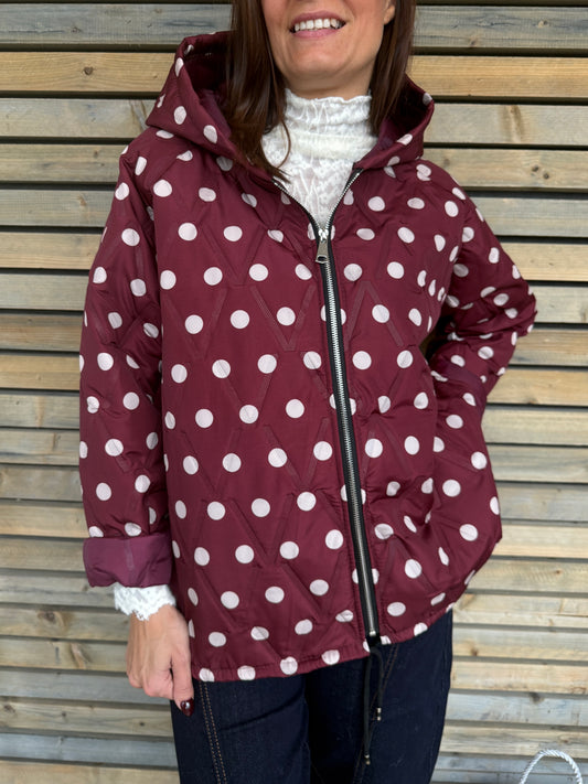 Veste Sandrine bordeaux