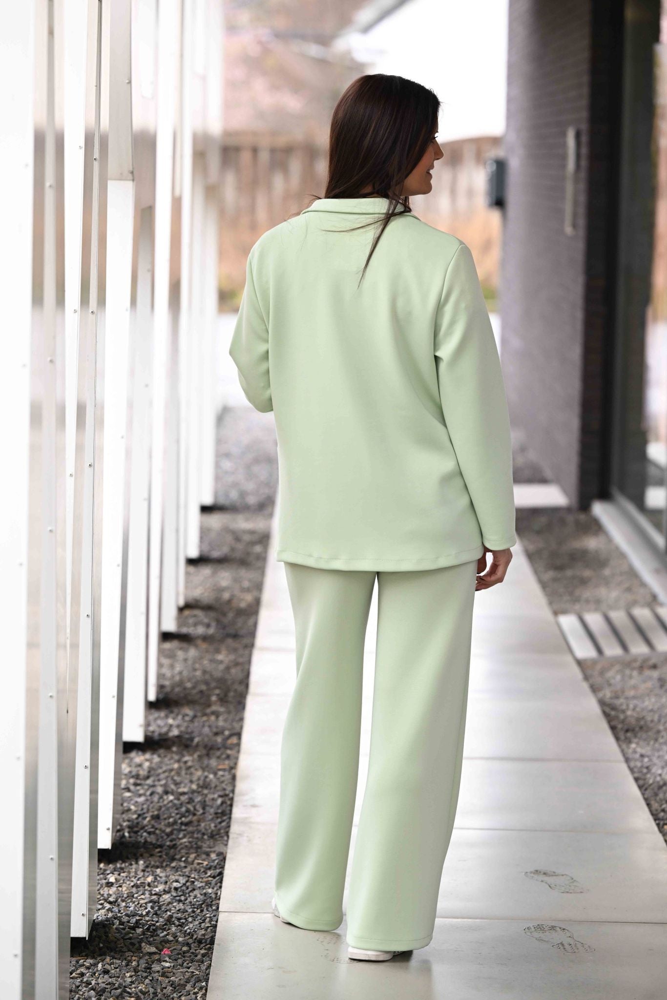 Blazer Flora vert pistache