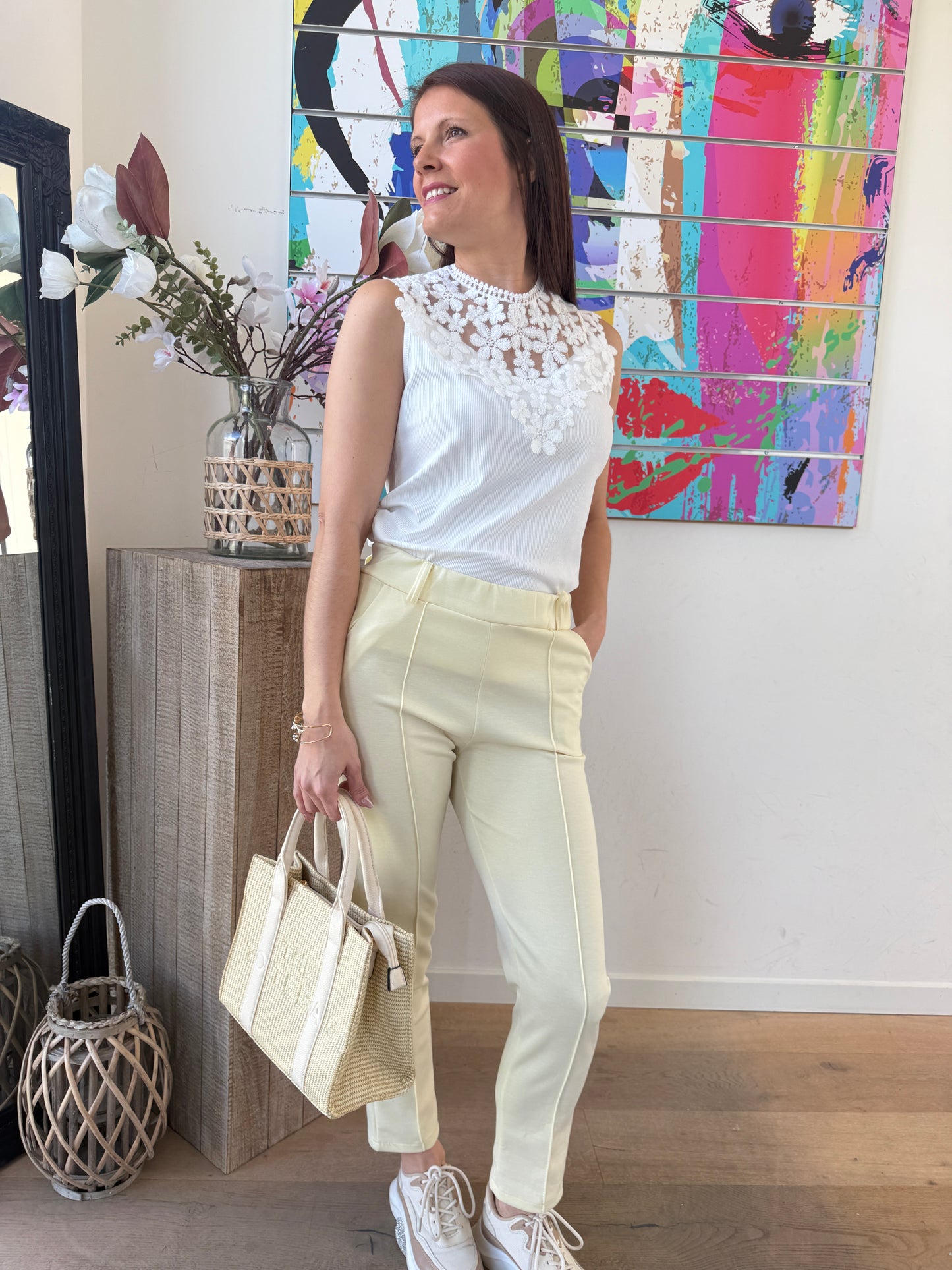 Pantalon Oryan jaune