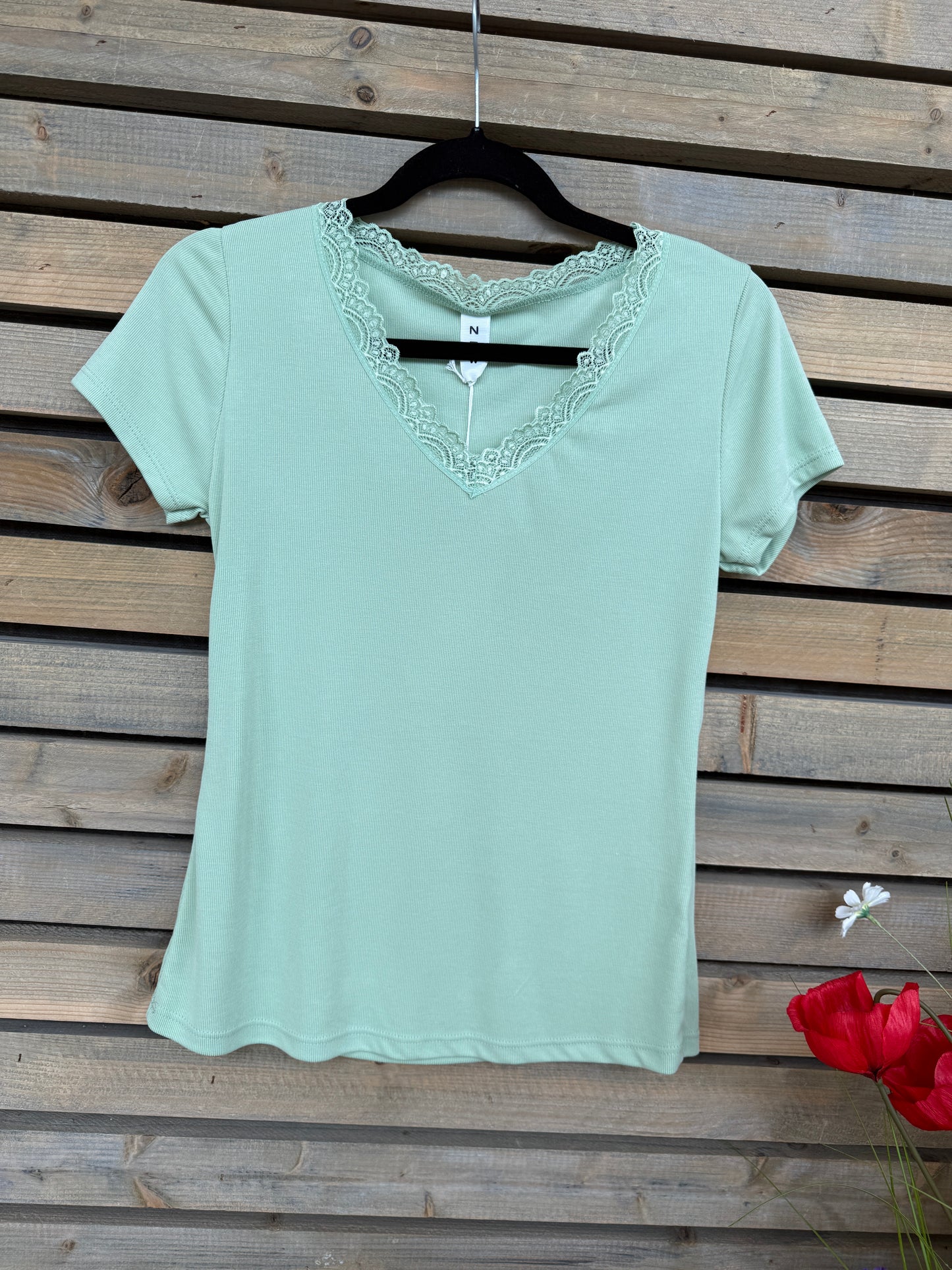T-shirt Nallia vert eau