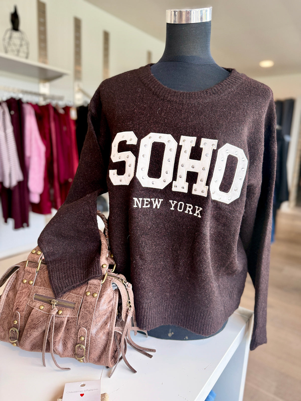 Pull Soho chocolat