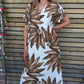 Robe Lorine marron