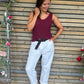 Top Coraline bordeaux