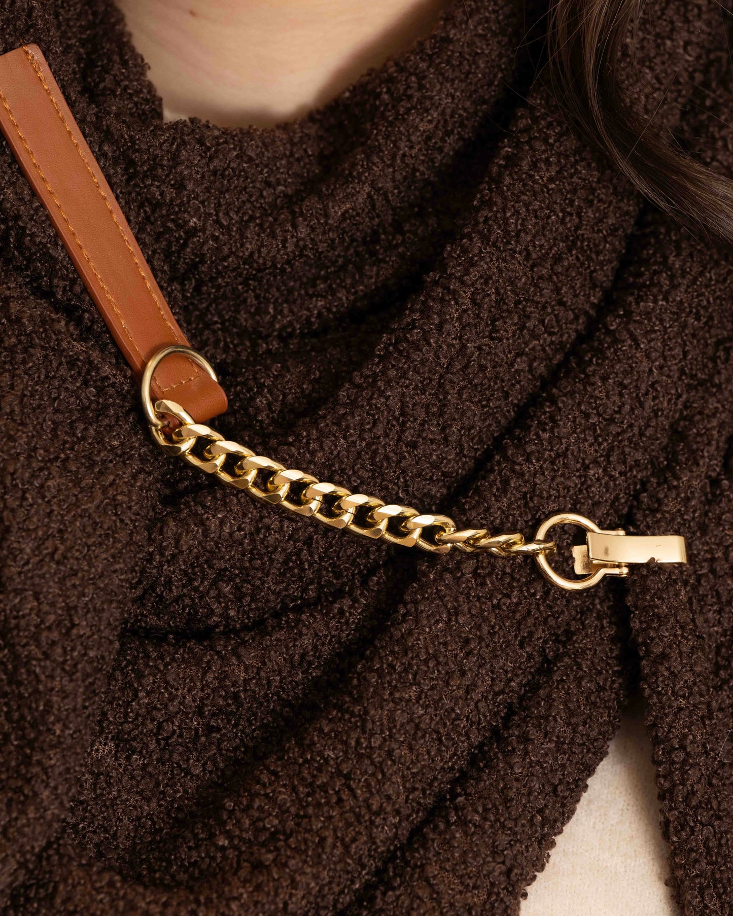 Echarpe triangle Escuella choco