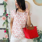 Sac JOANA moyen rouge