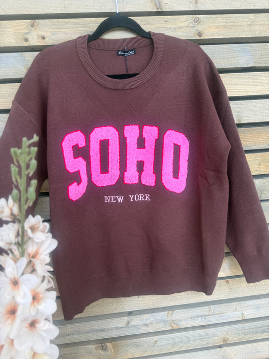 Pull Lizzy chocolat