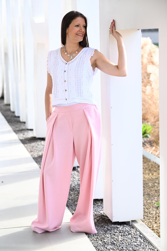 Pantalon Albane rose
