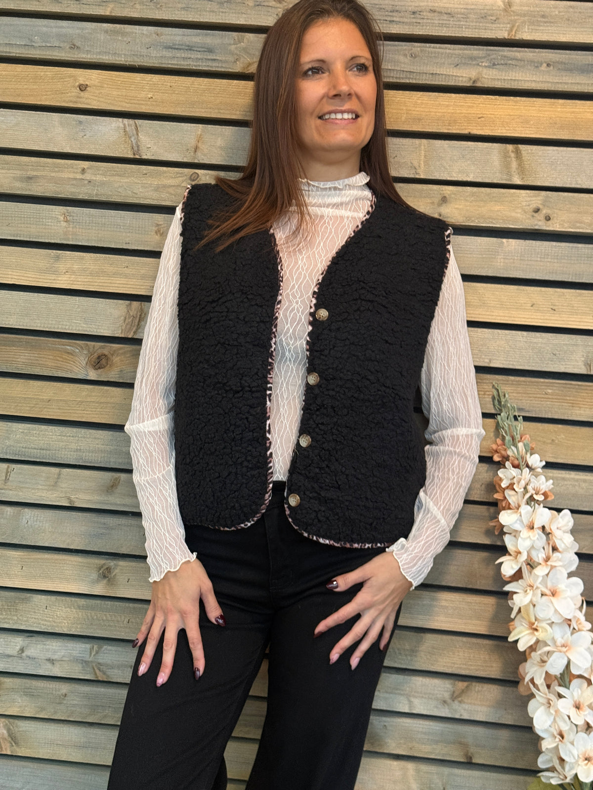 Gilet Shirley noir