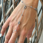 Bracelet bague Sienna argenté
