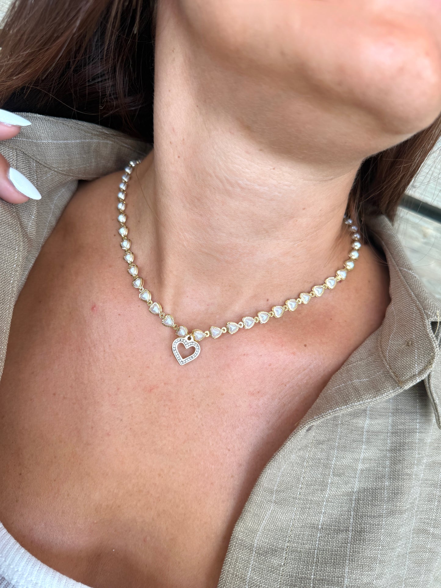 Collier Delphine doré