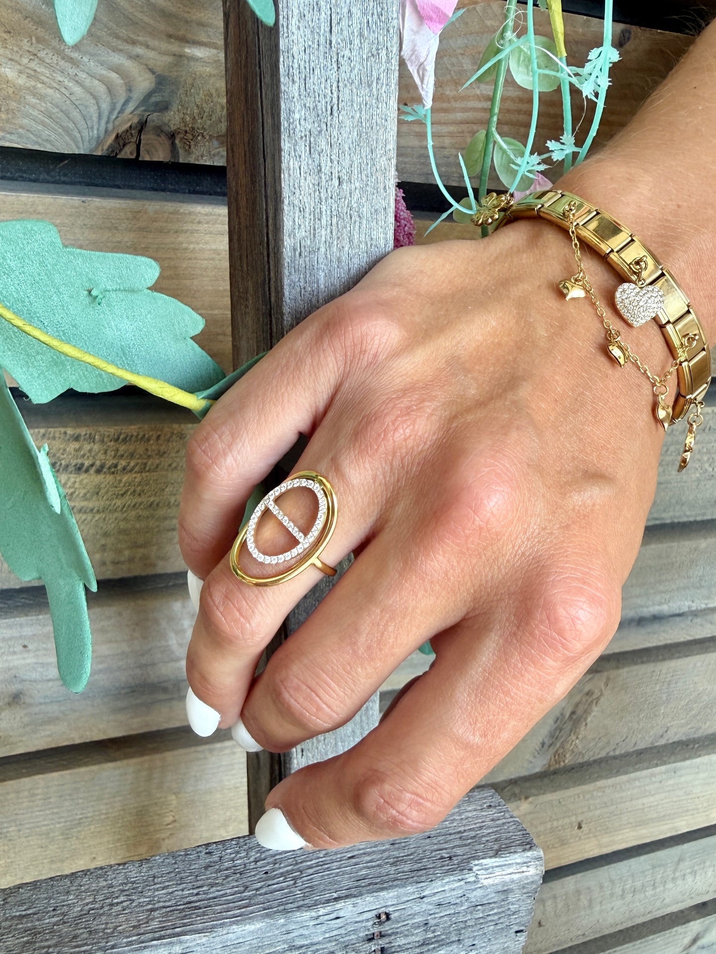 Bague Roma doré