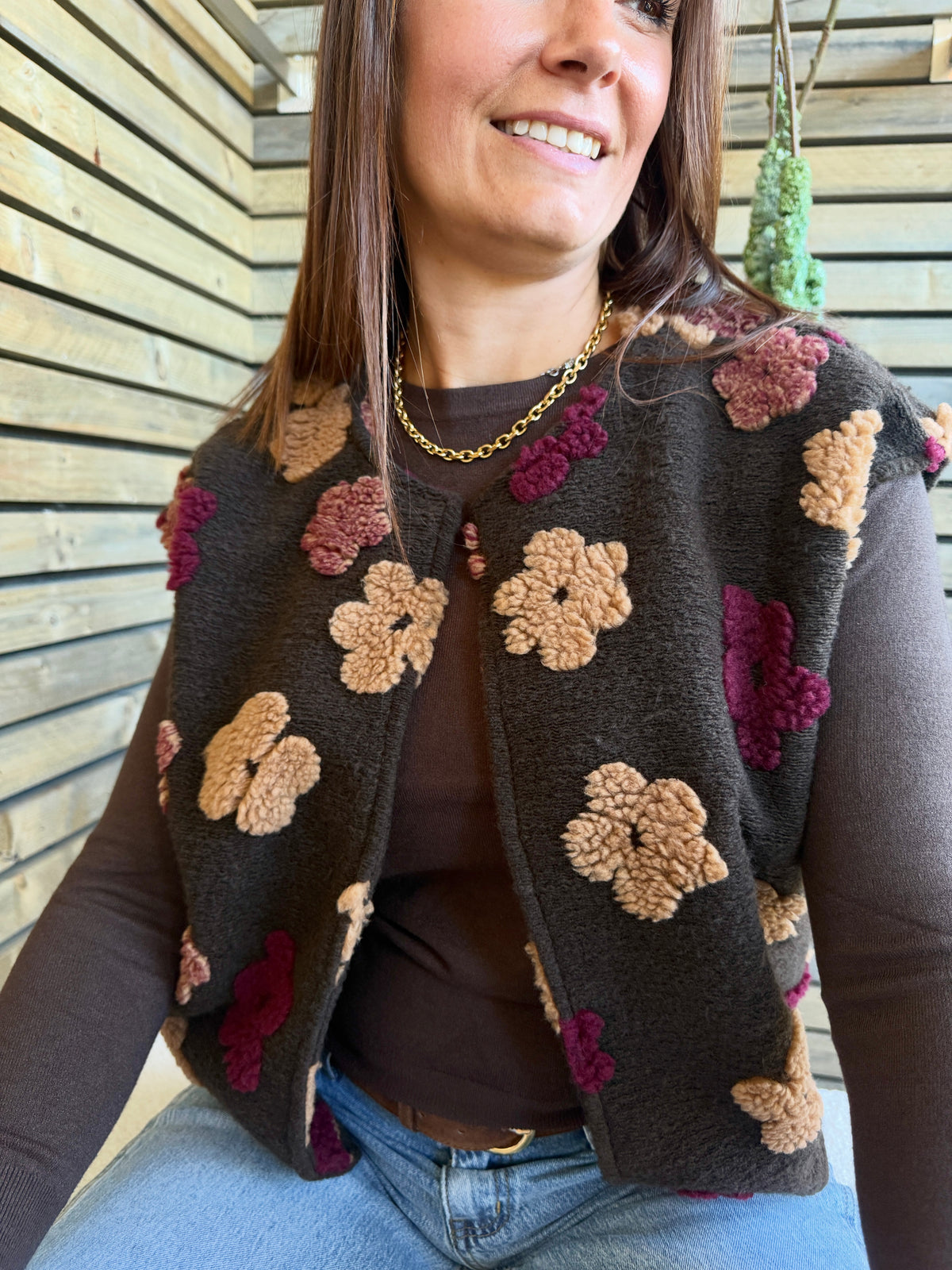Gilet Calie chocolat