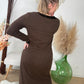 Robe Alina choco
