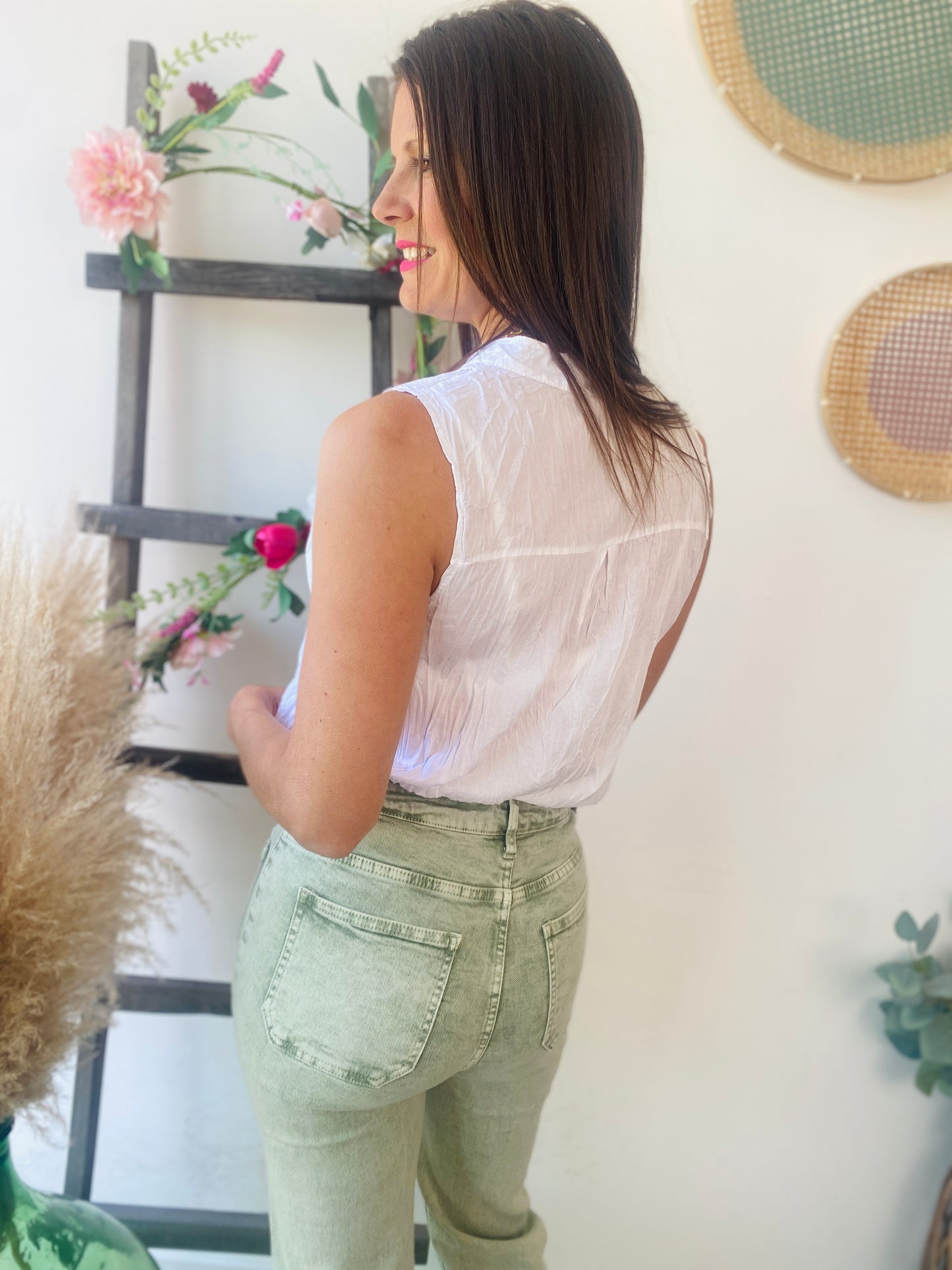 Blouse Savannah blanc