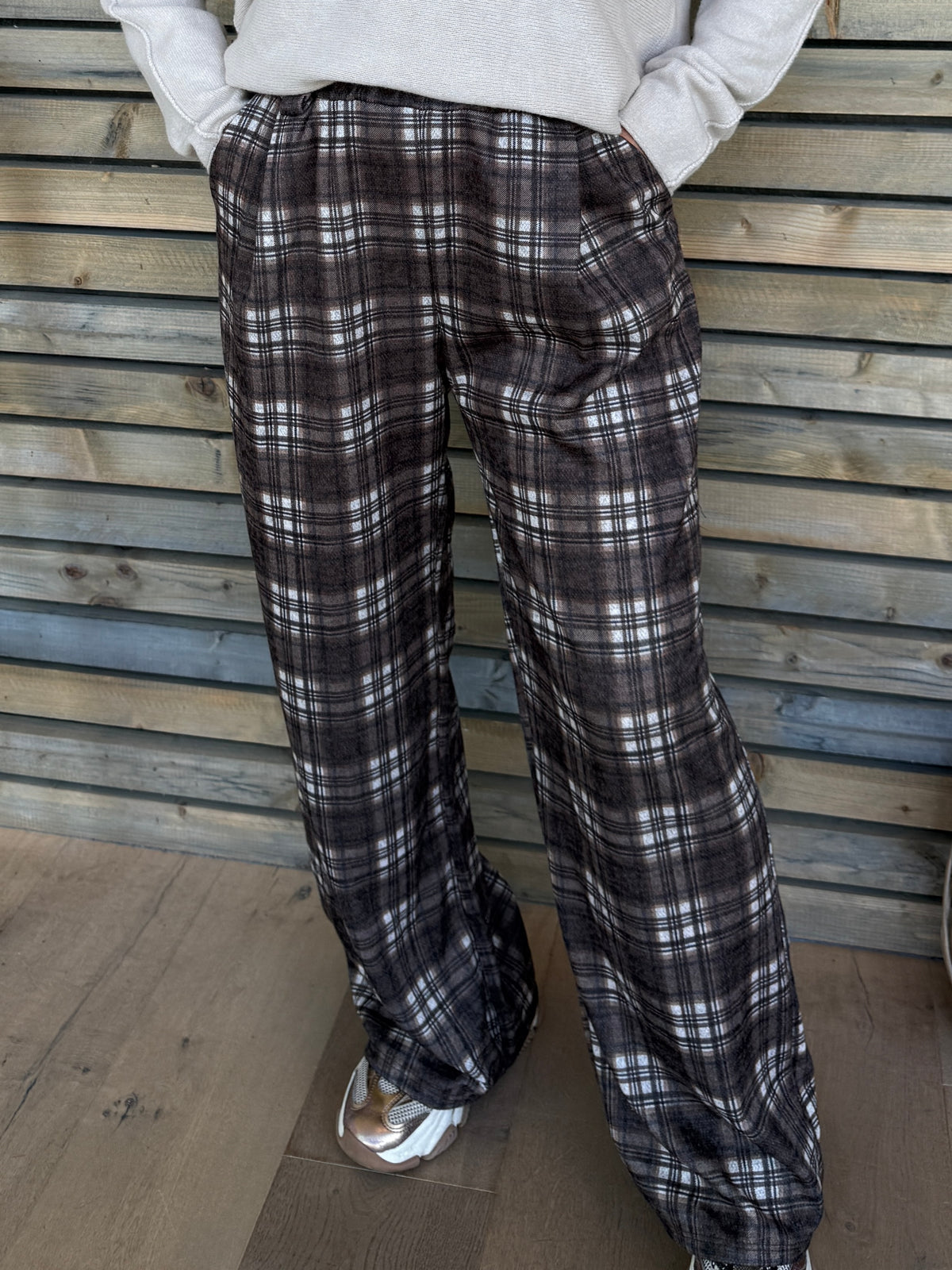 Pantalon Germaine brun