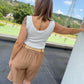 Bermuda/short Emma camel