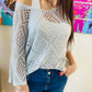 Pull Vicky argenté