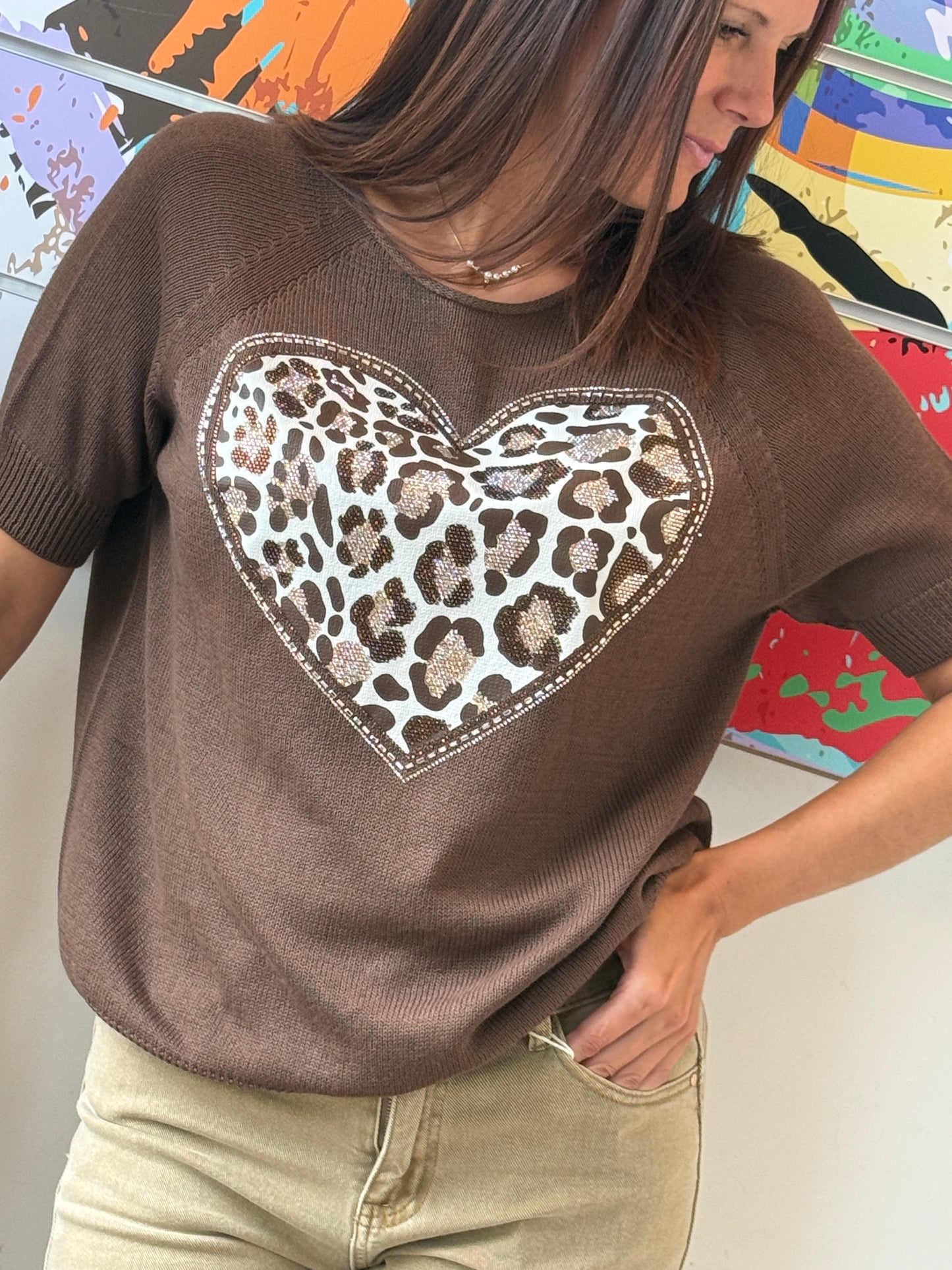 Pull Zélia chocolat
