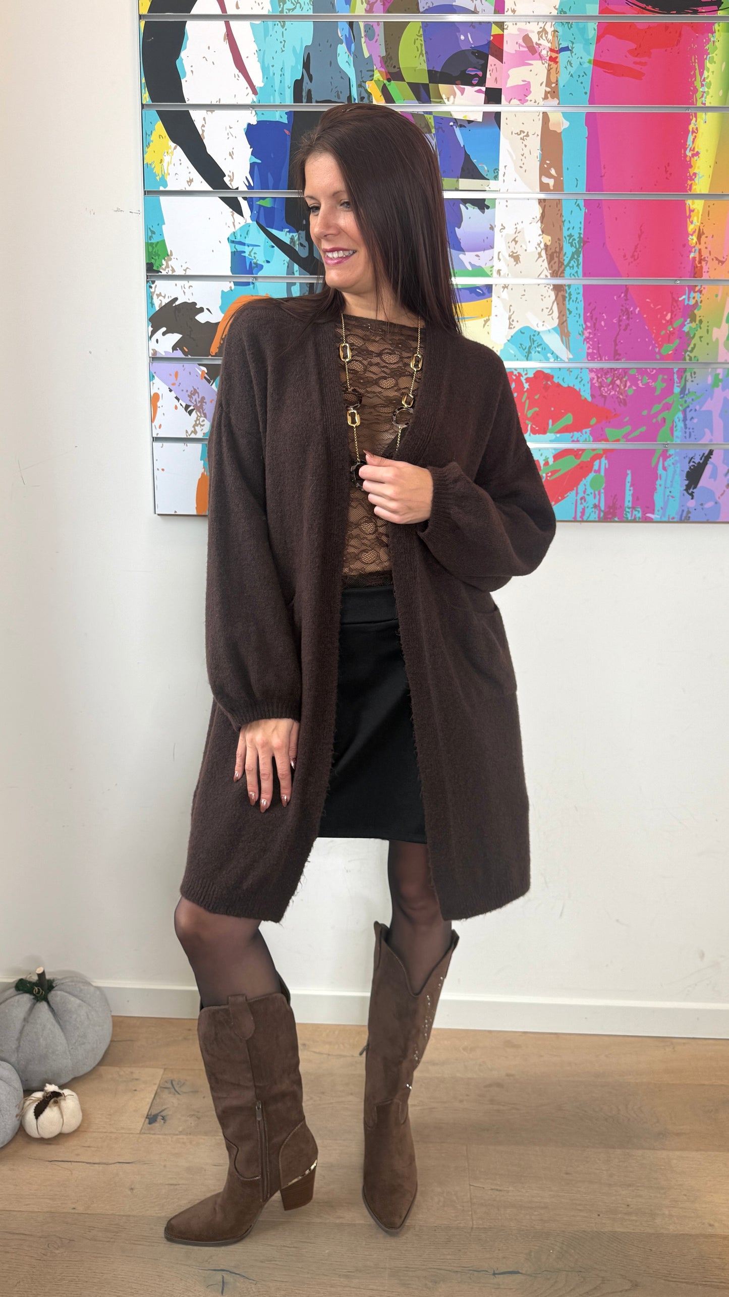 Gilet Louis chocolat