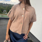 Gilet Noëlla camel