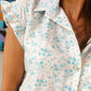 Chemisier Coline turquoise