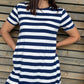 Robe Marie bleu marine