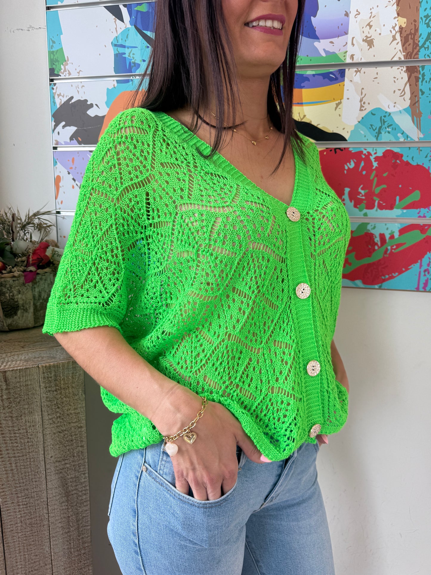 Gilet Danica vert flash