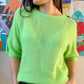 Pull Lali vert pomme