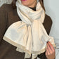 Echarpe Marguerite beige