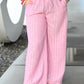 Pantalon Anémone rose