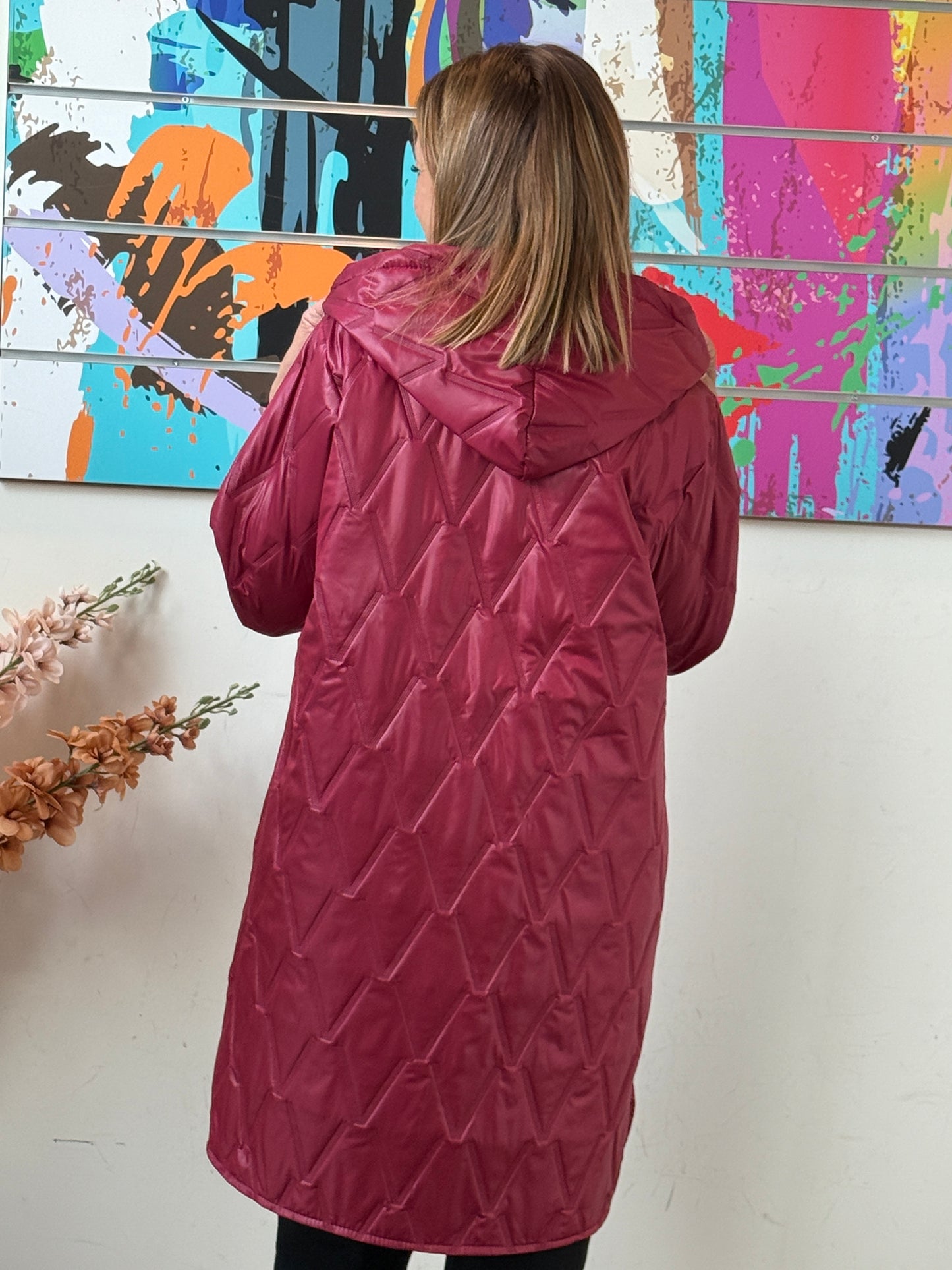 Veste Esmée bordeaux