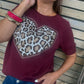 Pull Zélia bordeaux
