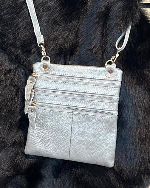 Sac Célia argenté