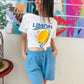 Short Louise bleu jeans