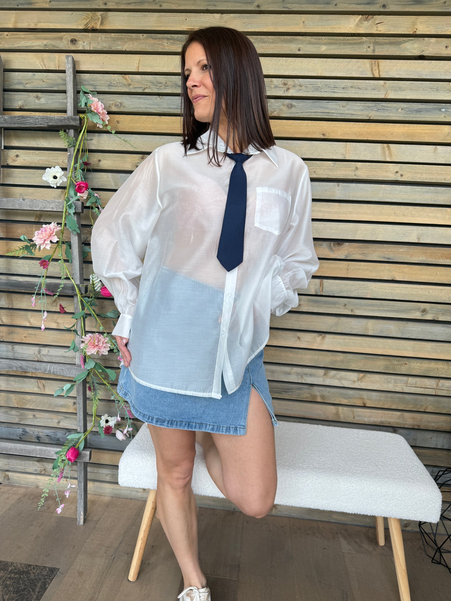 Chemisier Rosalia Blanc