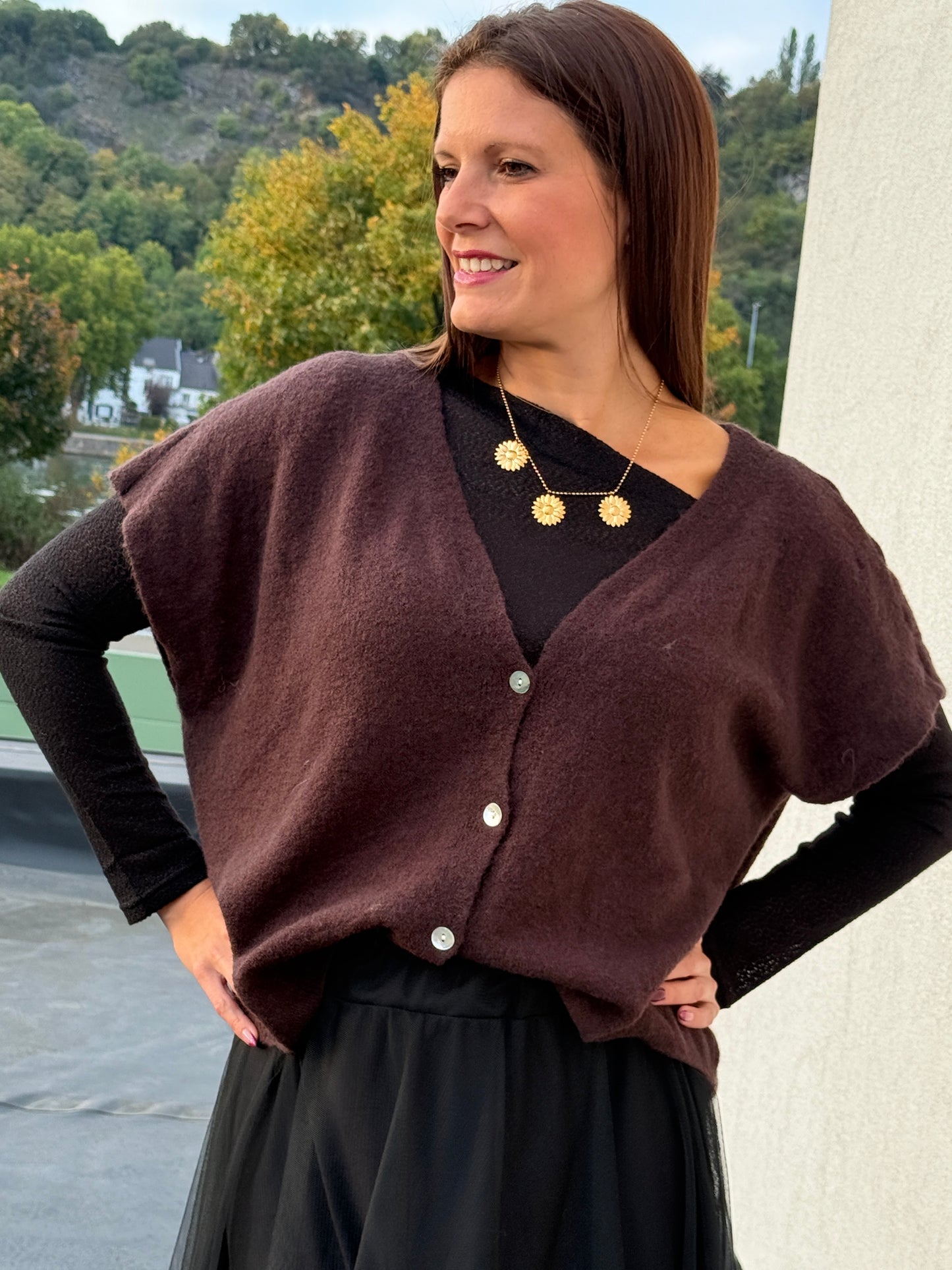 Débardeur Bianca chocolat