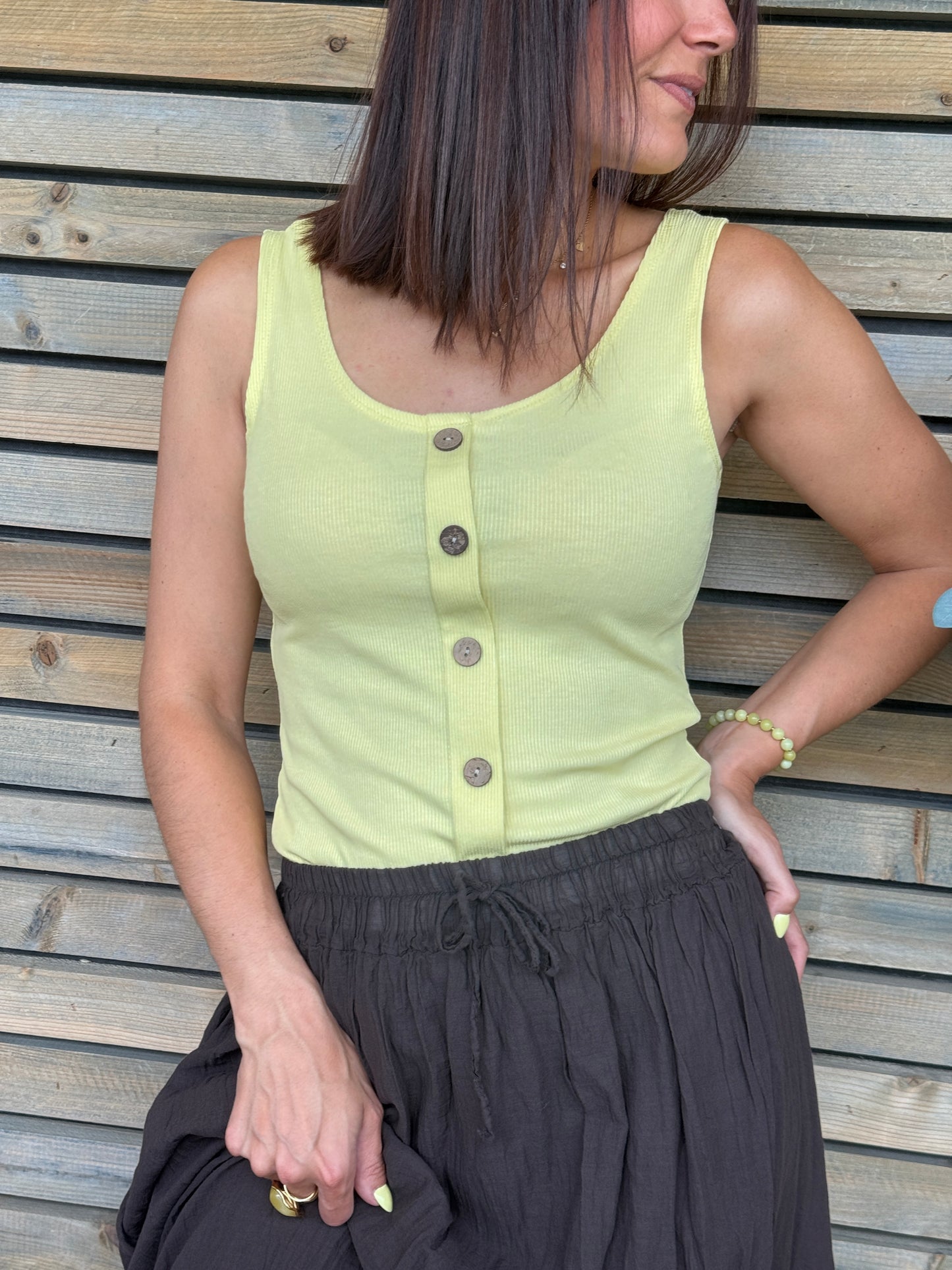 Top Leslie jaune
