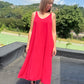 Robe Maël rouge