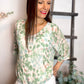 BLOUSE Laurinda vert eau