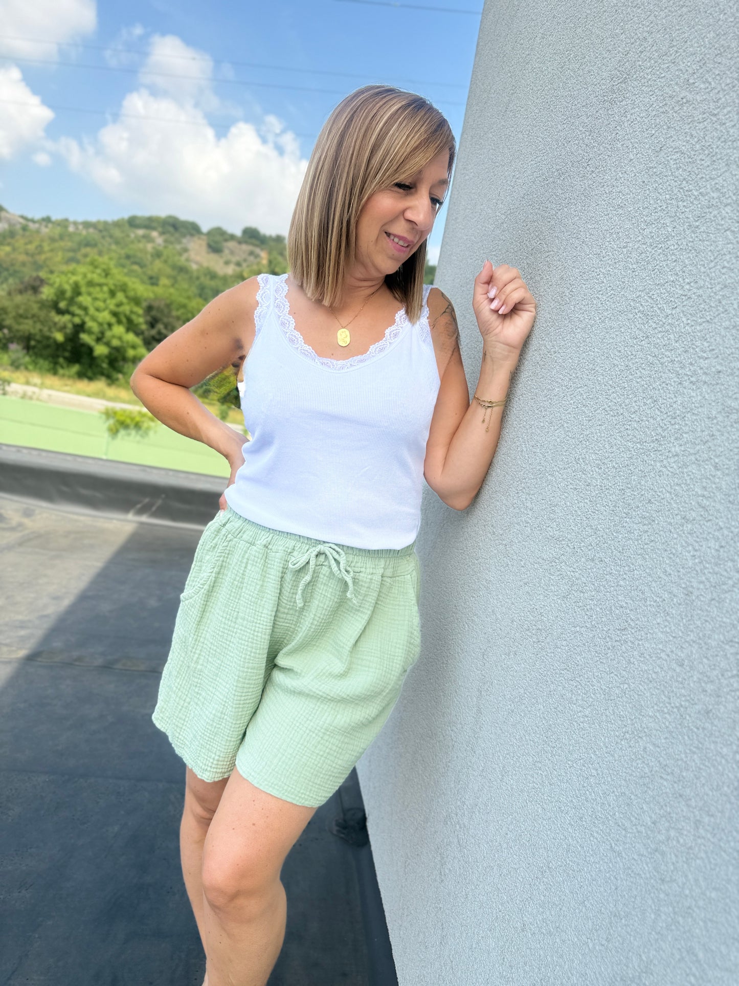 Short Louise vert