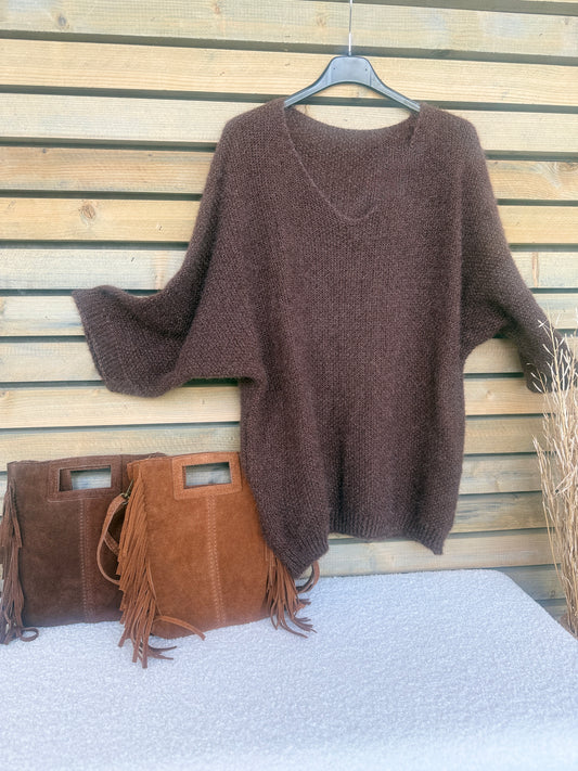 Pull Aya chocolat