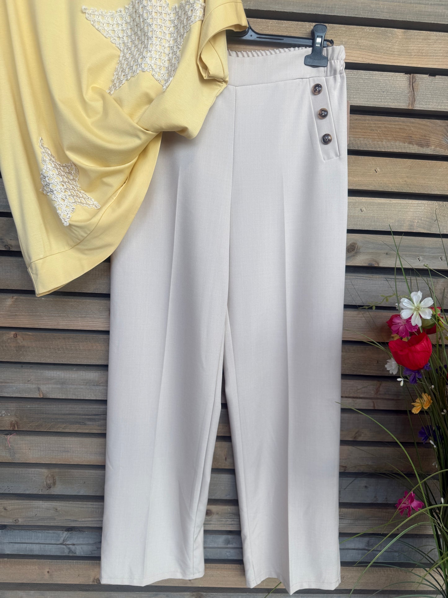 Pantalon Maud beige