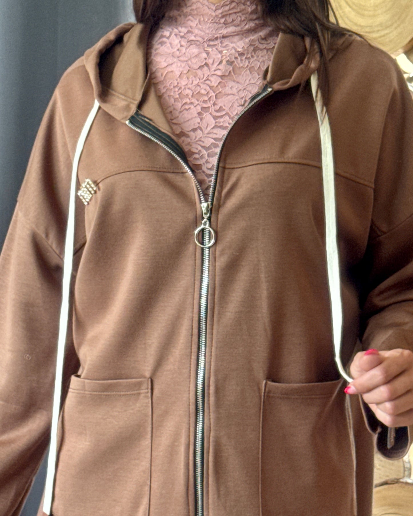 Gilet Mirella marron