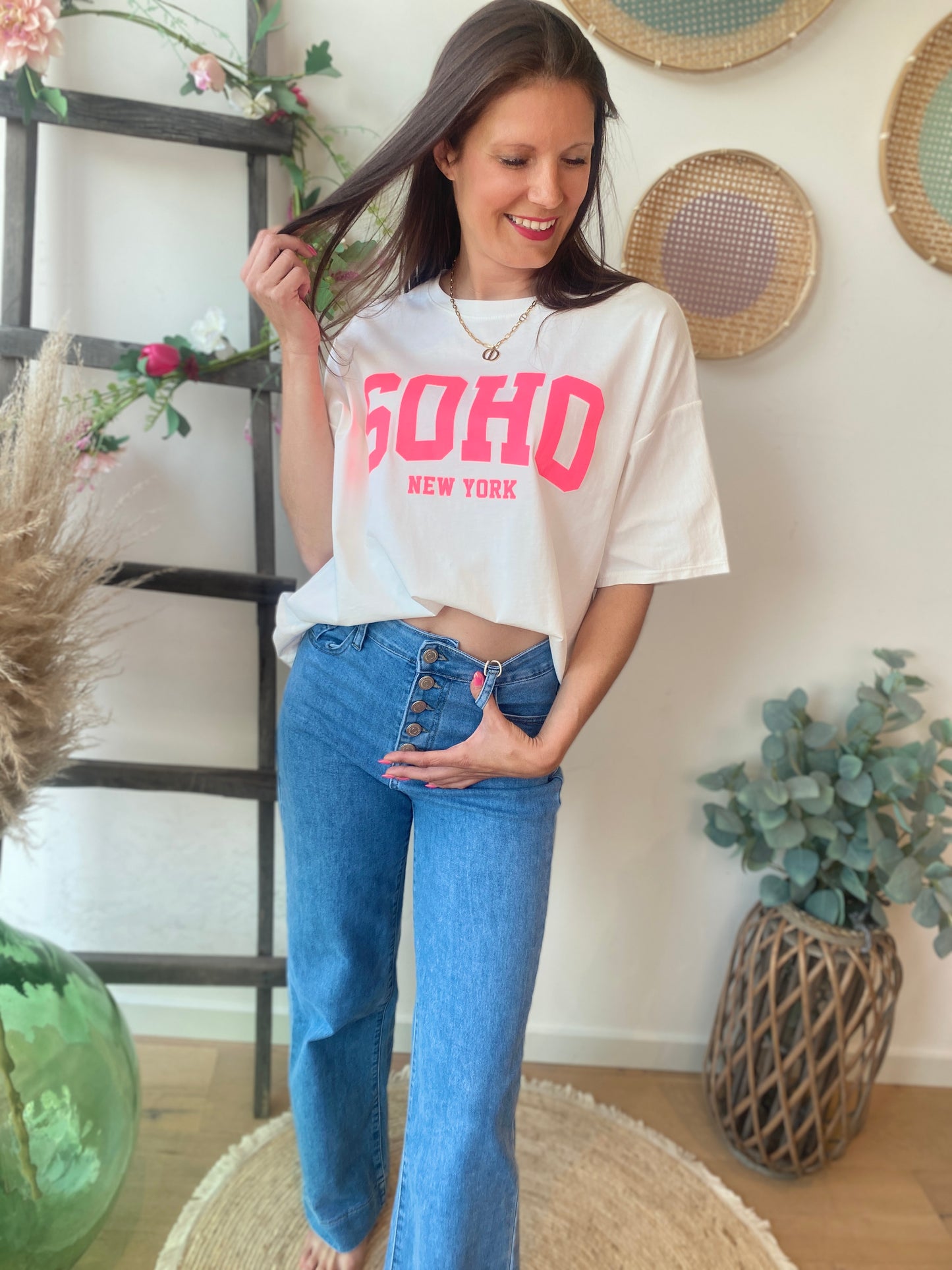 T-shirt LOGAN Fuschia