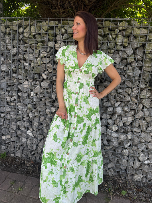 Robe Joséphine verte