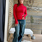 Sous pull Mélodie rouge