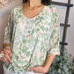 BLOUSE Laurinda vert eau