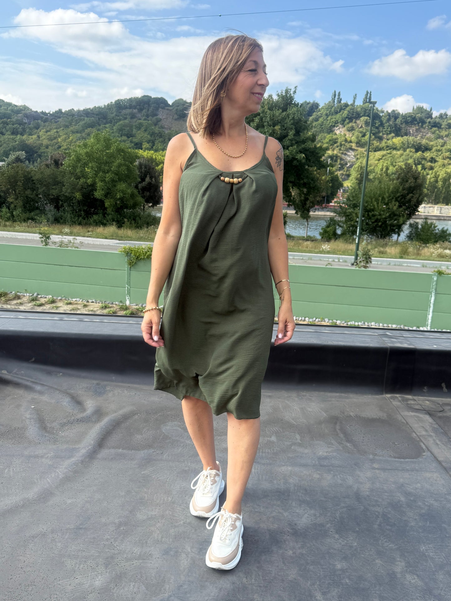 Robe Martine kaki