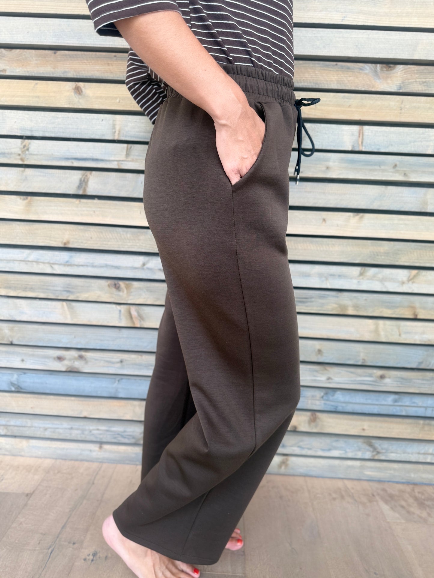 Pantalon BASILE chocolat
