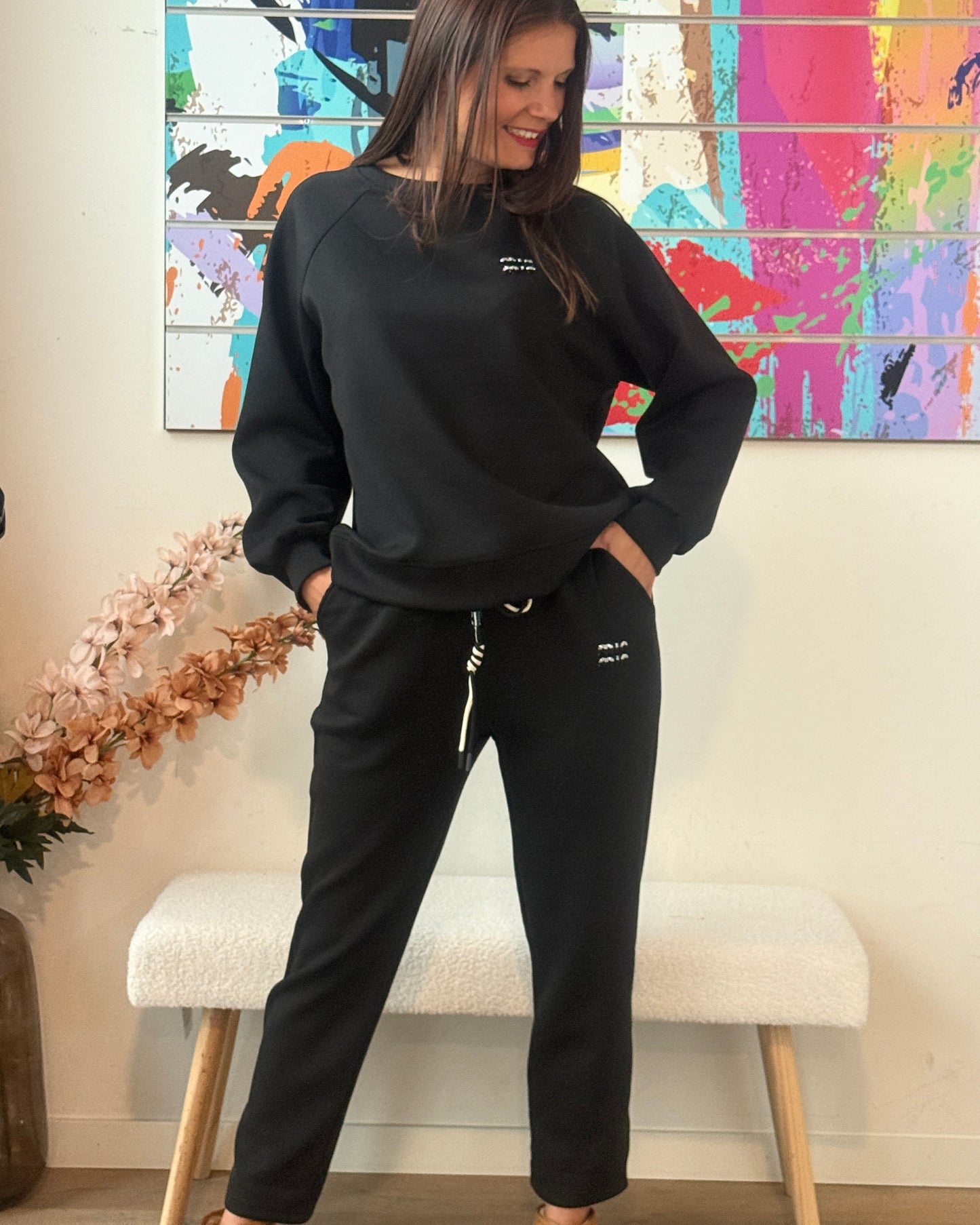 Ensemble Marguerite noir